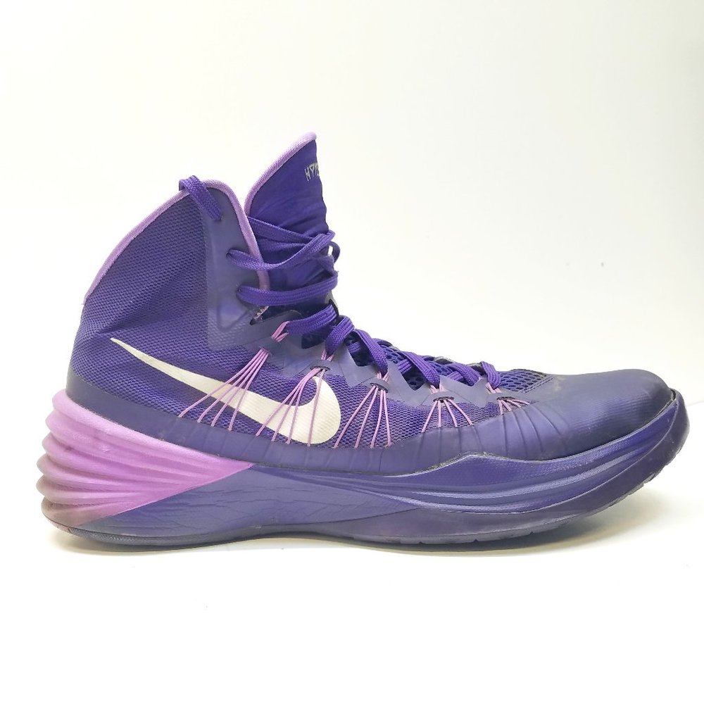Nike Zoom Hyperdunk Violet Basketball Shoes Men's Size 16.5 | 584433-500 | VG